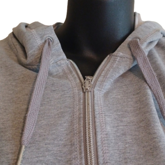 NIKE slimmer Fitting Ladies Xl Nike Hoodie/ Jacket. Light Grey. - Picture 4 of 11